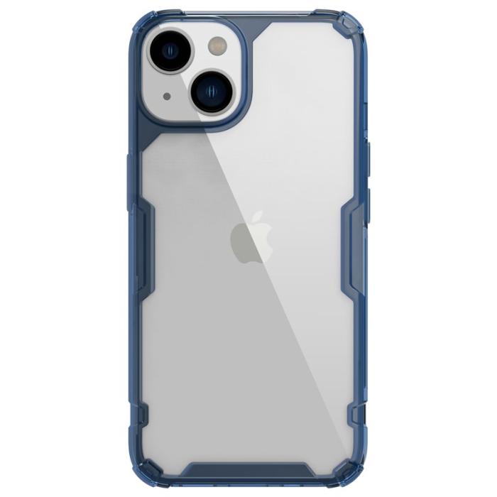 Nillkin - NILLKIN Nature Pro Clear Case iPhone 14/13 - Blå