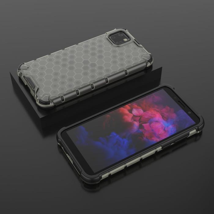 UTGATT5 - Honeycomb Armor Skal till Huawei Y5p - Svart