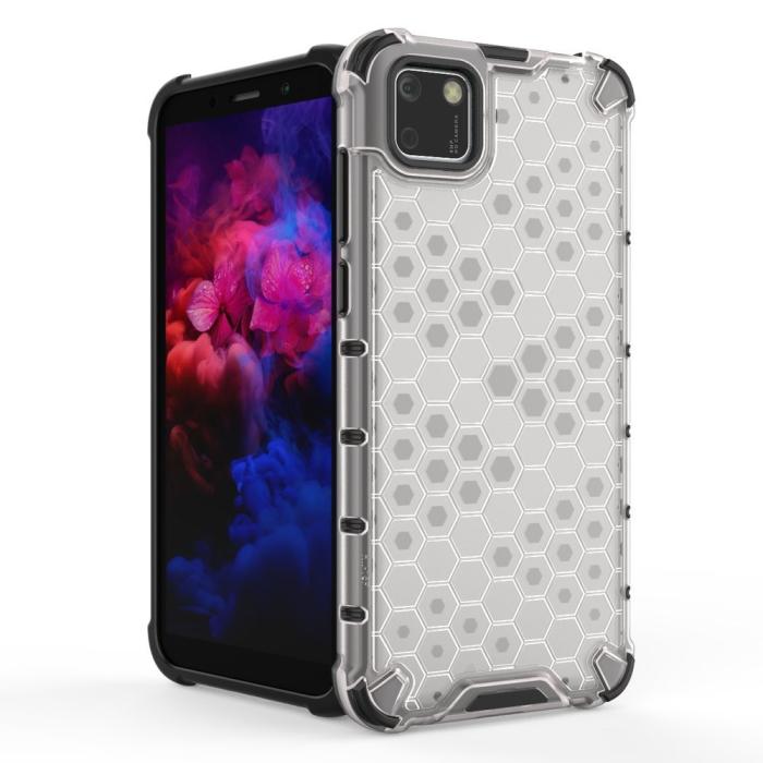 UTGATT1 - Honeycomb Armor Skal till Huawei Y5p transparent