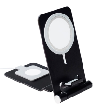A-One Brand - [2in1] Trådlös Laddare Magsafe iPhone/Apple Watch - Svart