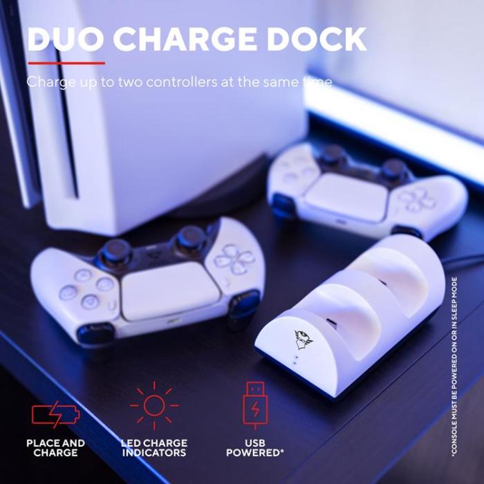 Trust - TRUST GXT 254 Duo Charging Dock PS5