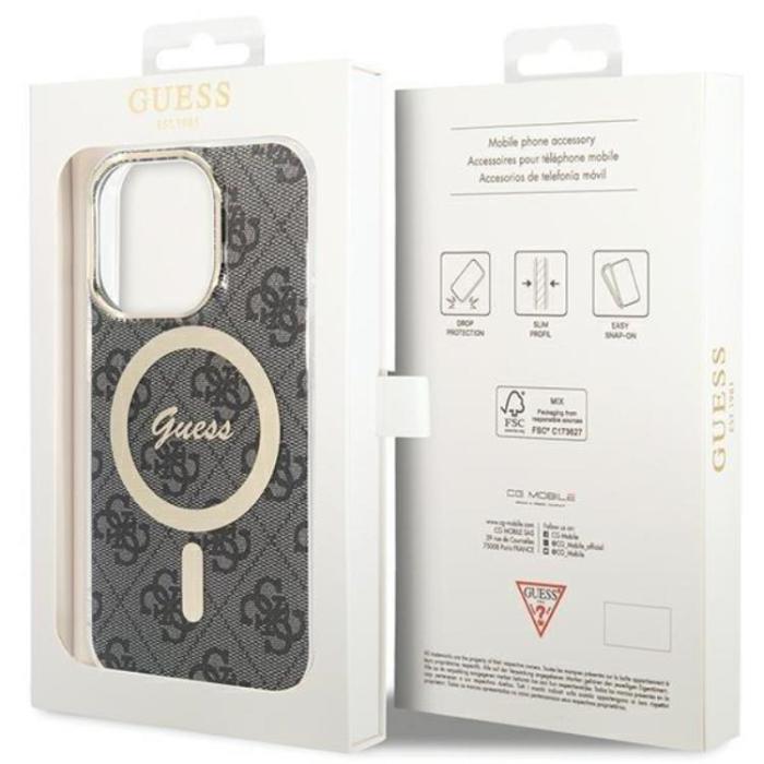 Guess - Guess iPhone 15 Pro Mobilskal Magsafe IML - Svart