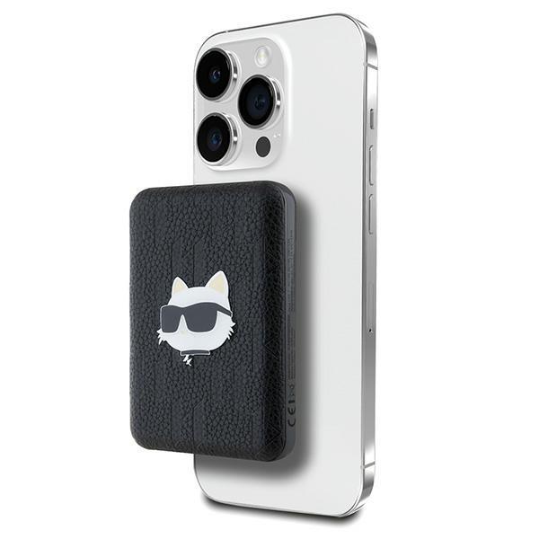 Karl Lagerfeld Trådlös MagSafe Powerbank 5000mAh 15W Choupette Head | 505295 | AlltMobil