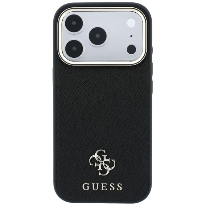 Guess - Guess Mobilskal För iPhone 18 Pro Max/17 Pro Max Magsafe Saffiano Small 4G Logo