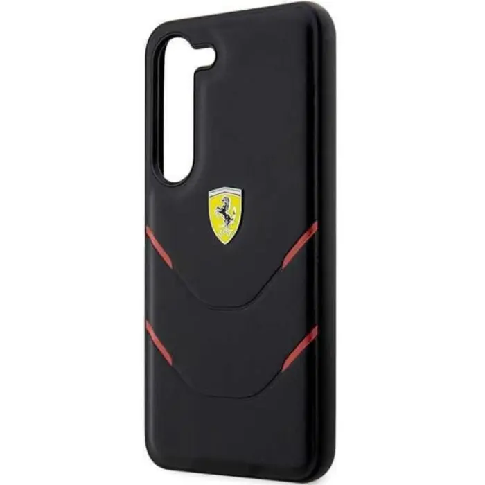 Ferrari - Ferrari Galaxy S23 Skal Hot Stamp Lines - Svart