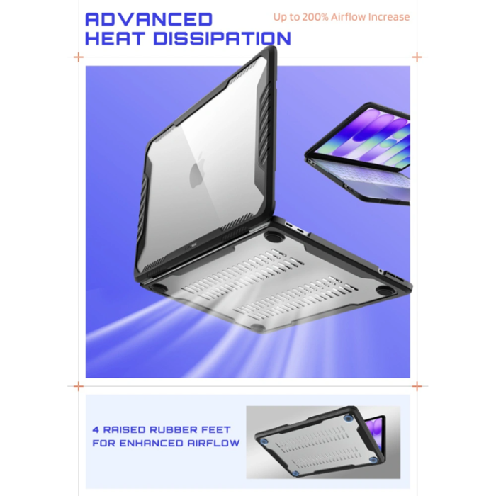 SupCase - SupCase Skal För Macbook Neo 13 Unicorn Beetle Pro - Svart/Clear