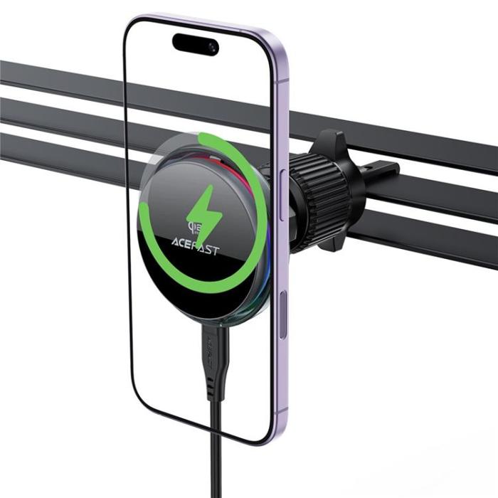 Acefast - ACEFAST Qi2 Bilhållare med 25W Trådlös Laddning Magnetiska D61 - Tarnish