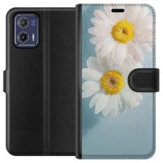 iSecrets - Plånboksfodral till Motorola Moto G73 med Sommarblommor