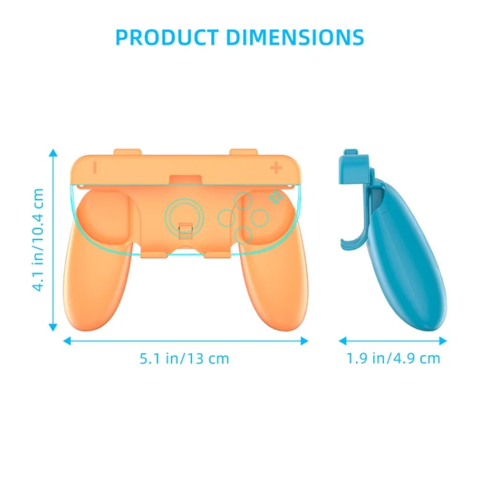 JYS - JYS 2st Nintendo Switch 2 Joy-Con Grip Set Handhållen Gamepad
