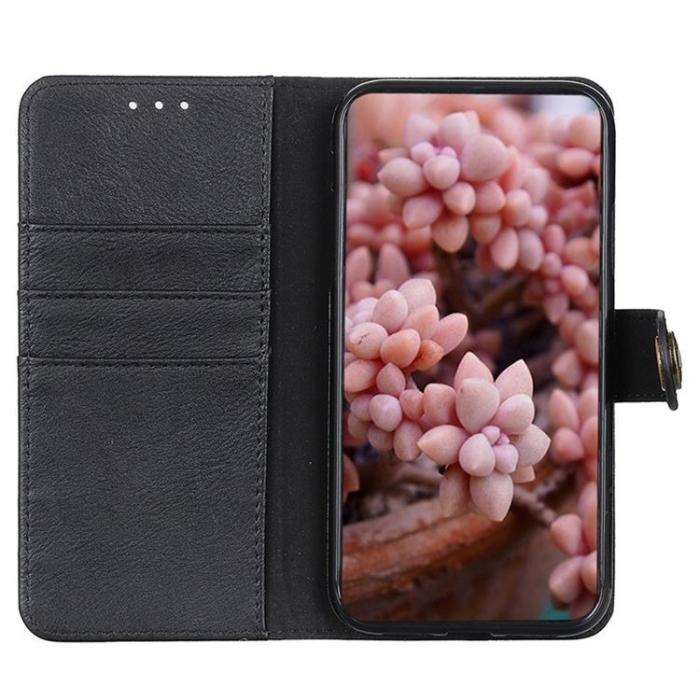 KHAZNEH - KHAZNEH Textured Plånboksfodral Galaxy A13 4G - Svart