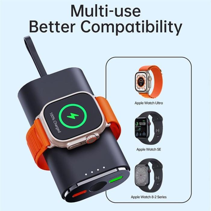 A-One Brand - V10A Apple Watch Snabbladdning Laddare Power Bank 5000mAh 20W