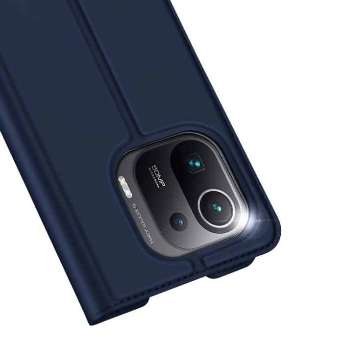 Dux Ducis - Dux Ducis Skin Series Plånboksfodral Xiaomi Mi 11 Pro - Blå