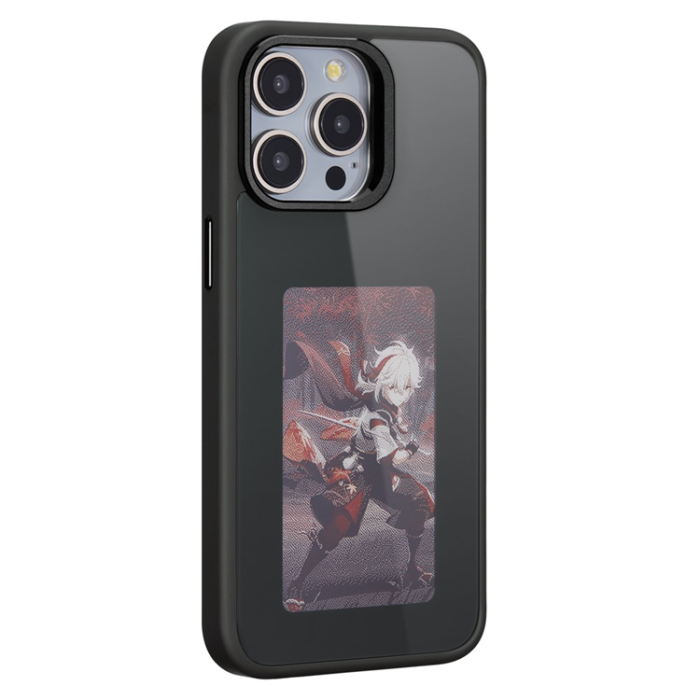 A-One Brand - iPhone 15 Pro Max Mobilskal E Ink 4-Color Display Customized