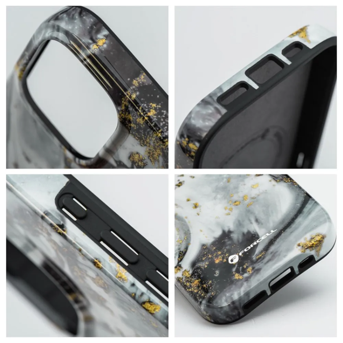 Forcell - Forcell iPhone 15 Mobilskal MagSafe Mirage - Silver Fog