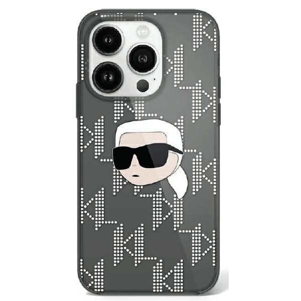 Karl Lagerfeld iPhone 16 Mobilskal IML Karl Head Electroplated - Svart | 2353 | AlltMobil