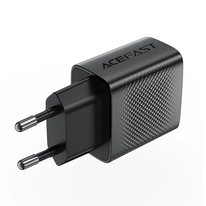 Acefast - Acefast Väggladdare 18W A90 GaN USB-A QC - Svart