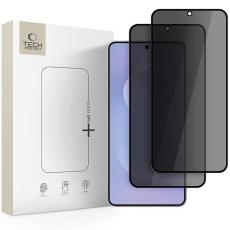 Tech-Protect - [2-Pack] Tech-Protect Galaxy S25 Edge Privacy Härdat glas Skärmskydd - Svart