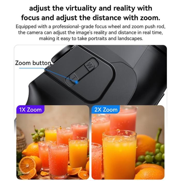 Yesido - YESIDO 3-Axlig Handhållen Gimbalstabilisator för Smartphones SF27