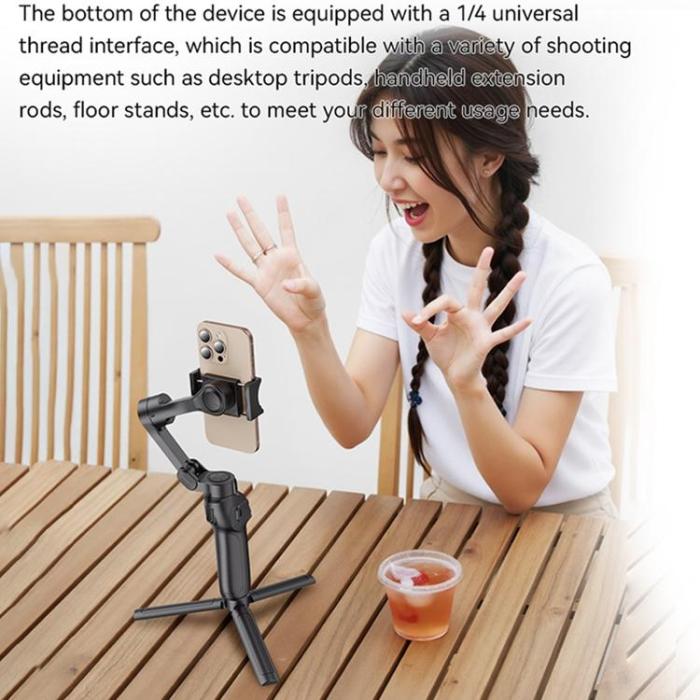 Yesido - YESIDO 3-Axlig Handhållen Gimbalstabilisator för Smartphones SF27