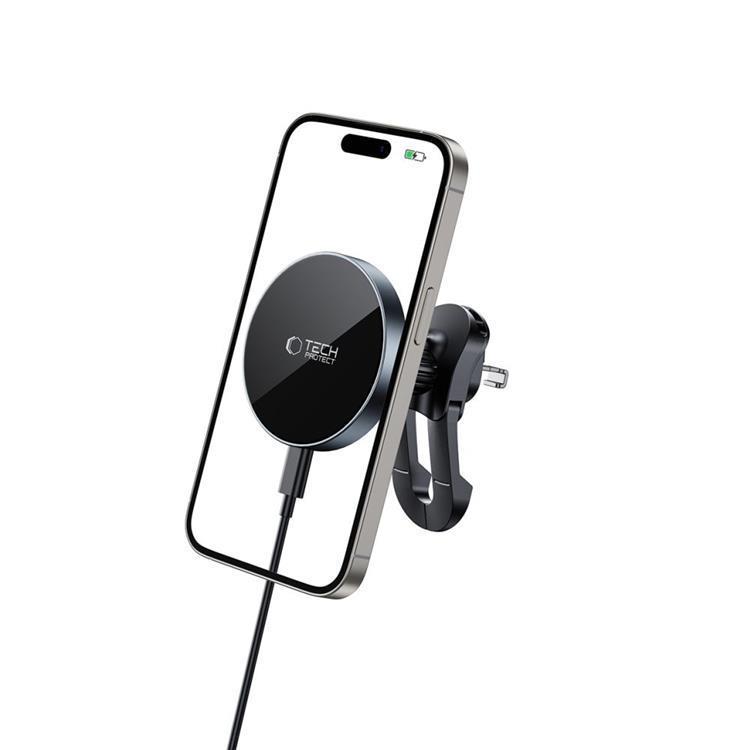 Tech-Protect Magsafe Stable Bilhållare MM15W-V5 Trådlös laddare 15W | 264 | AlltMobil