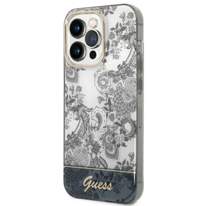 Guess - GUESS iPhone 14 Pro Skal Porcelain Collection - Grå
