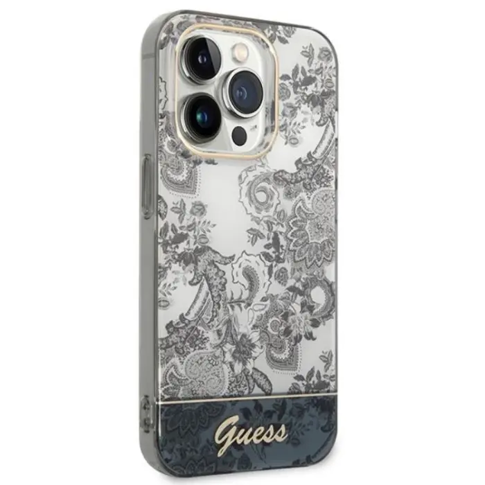 Guess - GUESS iPhone 14 Pro Skal Porcelain Collection - Grå