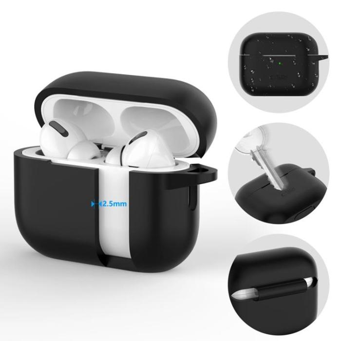 Tech-Protect - Tech-Protect Apple Airpods Pro 1/2 Skal Silikon Hook - Himmelsblå