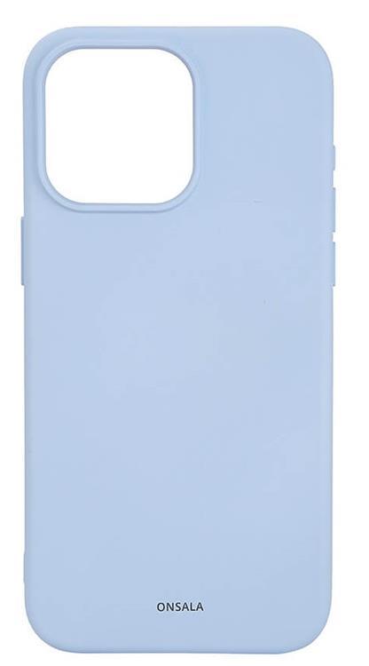 Onsala iPhone 15 Pro Max Mobilskal Magsafe Silicone - Ljusblå | 2353 | AlltMobil