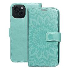 OEM - iPhone 15 Plånboksfodral Mezzo Mandala - Grön