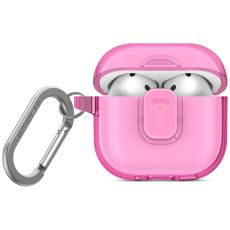 UNIQ - UNIQ AirPods 4 Skal Glase Pro Lock - Rosa