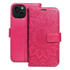 OEM - iPhone 15 Plånboksfodral Mezzo Mandala - Magenta