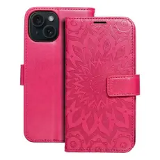 OEM - iPhone 15 Plånboksfodral Mezzo Mandala - Magenta