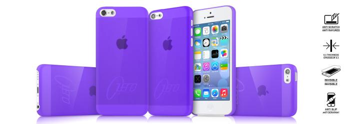 ItSkins - ITSkins Zero 3 Skal till Apple iPhone 5C (Lila) + Skärmskydd