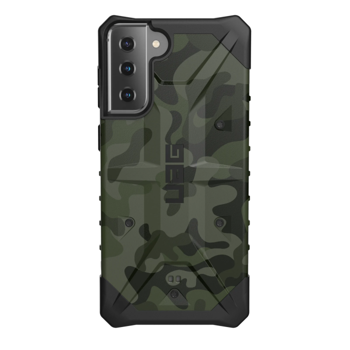 UTGATT1 - UAG Samsung Galaxy S21 Plus Pathfinder-Fodral Woodland Camo