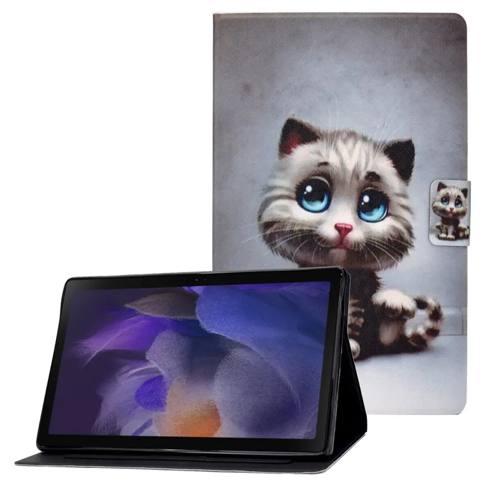Galaxy Tab A8 10.5 2021 Plånboksfodral - Cute Cat | 2353 | AlltMobil