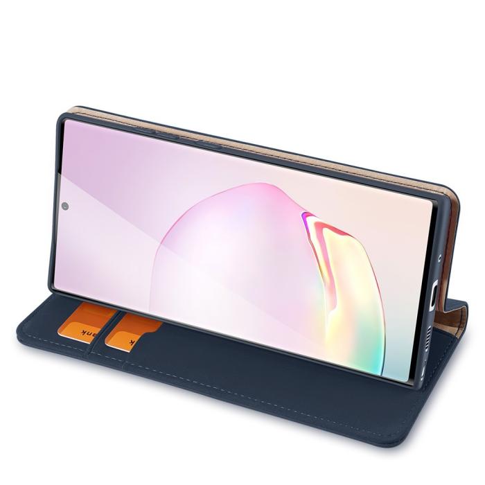 UTGATT1 - DUX DUCIS Äkta Läder Fodral Till Galaxy Note 20 Ultra - Blå