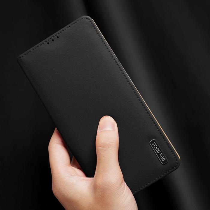 Dux Ducis - DUX DUCIS Äkta Läder Fodral Till Galaxy Note 20 Ultra - Svart