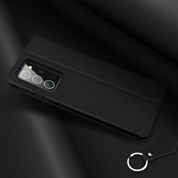 Dux Ducis - DUX DUCIS Äkta Läder Fodral Till Galaxy Note 20 Ultra - Svart