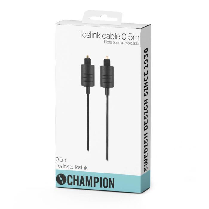 UTGATT1 - Champion Optisk Toslink-kabel 0.5m
