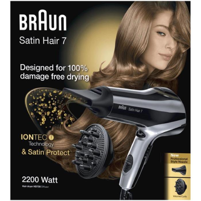 UTGATT5 - BRAUN Hårfön Satin Hair 7 HD730