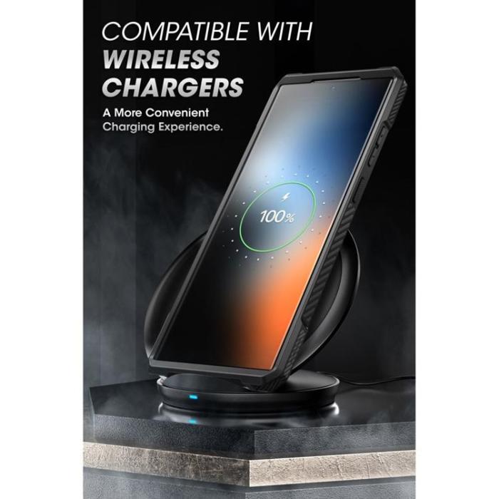 UTGATT - SupCase Galaxy S23 Ultra Skal Unicorn Beetle - Svart