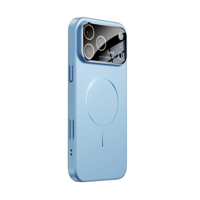 A-One Brand - iPhone 17 Pro Max Mobilskal MagSafe Skin Touch - Blå