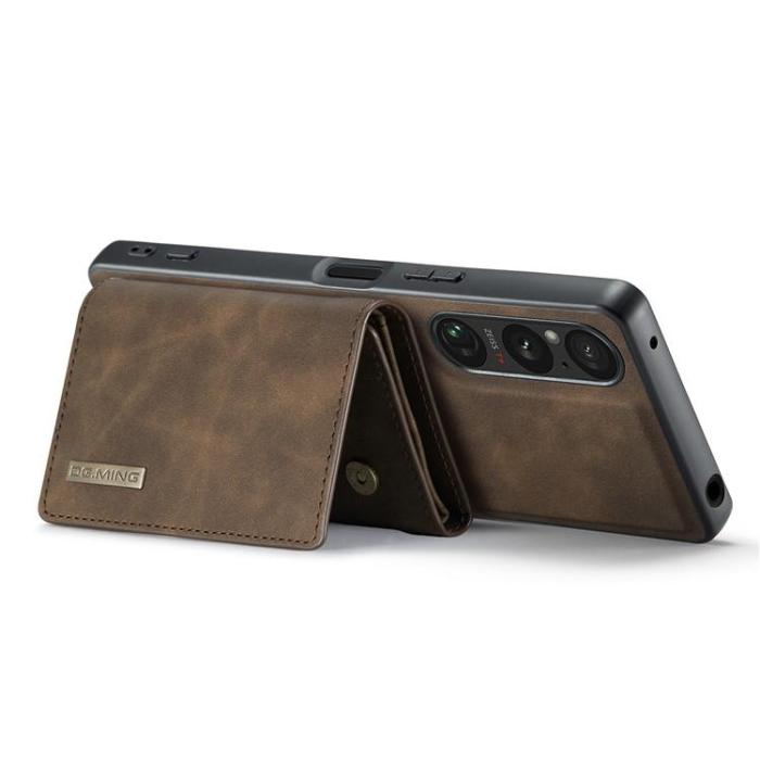 DG.MING - DG.MING Sony Xperia 1 V Mobilskal Korthållare M1 - Coffee