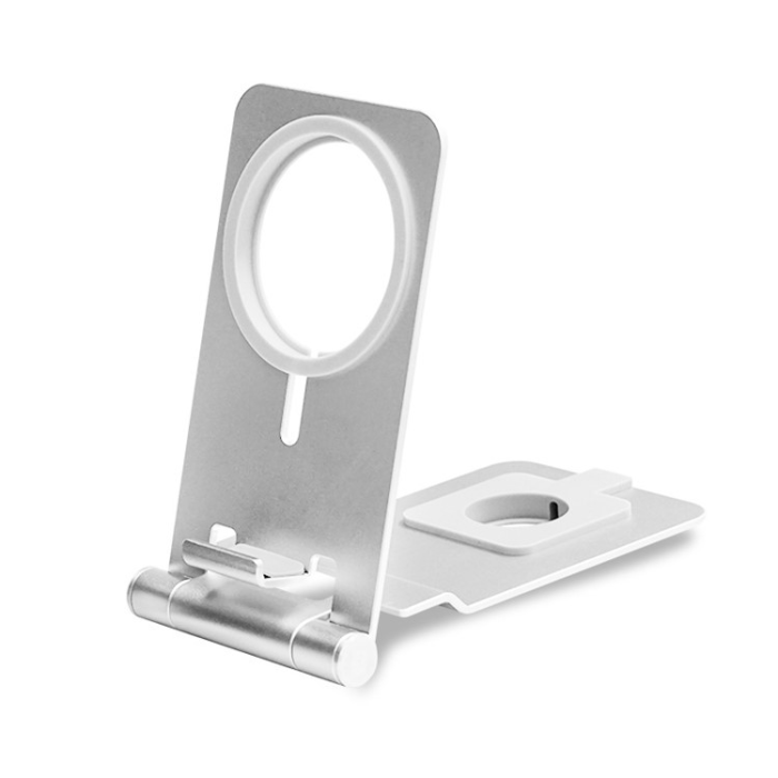 A-One Brand - Trådlös Laddare Magsafe iPhone,Apple Watch - Vit