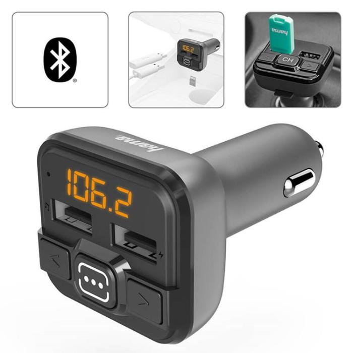 Hama - Hama FM-sändare Bluetooth - Svart