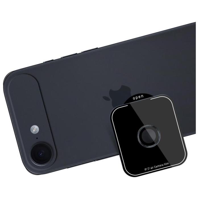 3MK - 3MK iPhone 17 Air Kameralinsskydd Härdat Glas Lens Pro - Svart