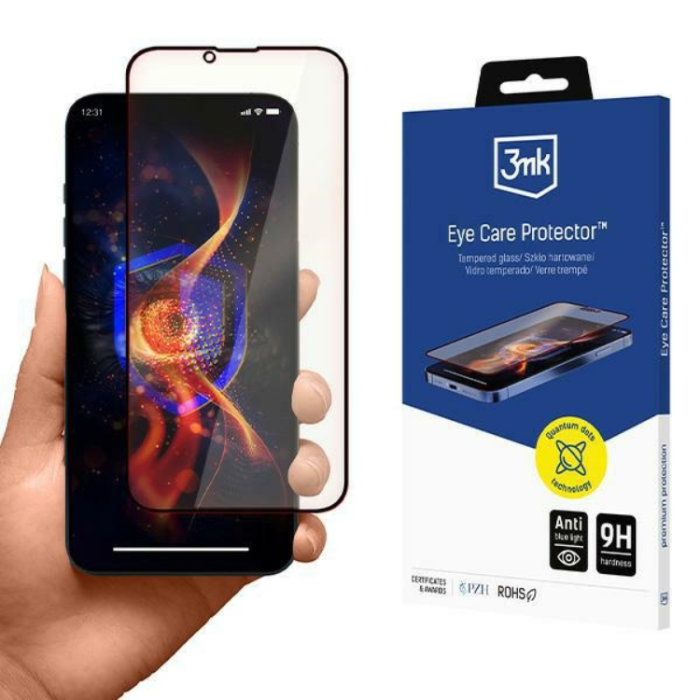 3MK - 3mk iPhone 14 Pro Härdat Glas Skärmskydd Eye Care - Transparent