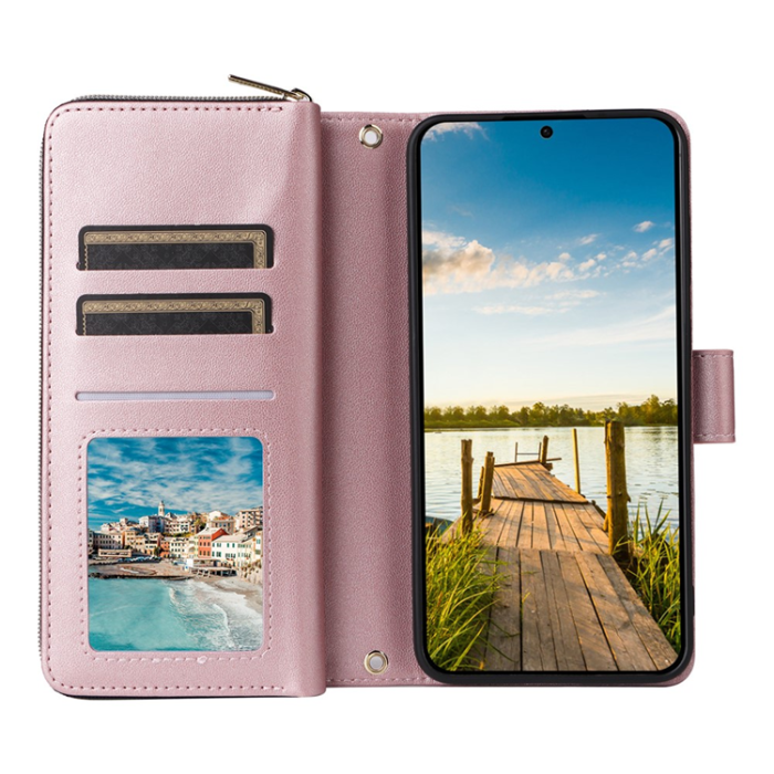 A-One Brand - Galaxy A17 / A26 Plånboksfodral Med Handledsrem - Roséguld