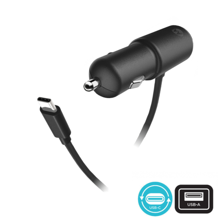 UTGATT1 - Motorola TurboPower 36 Dual Port Billaddare med USB-C