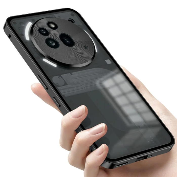 A-One Brand - Nothing Phone (3a) Pro Mobilskal Pop-Up Snap Lock - Svart